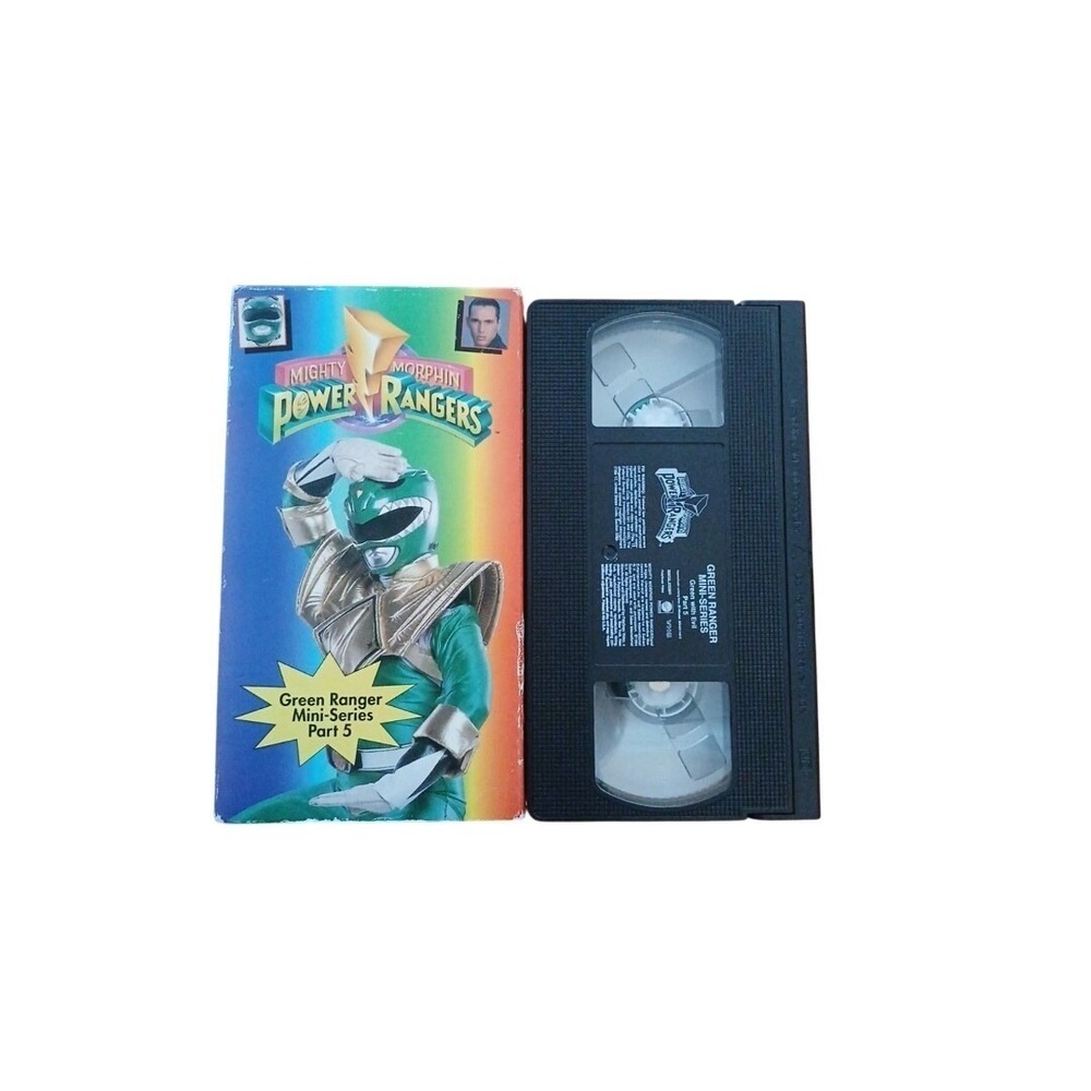 Saban Power Rangers VHS Kids One Size Green Ranger Mini-Series Part 5 1994